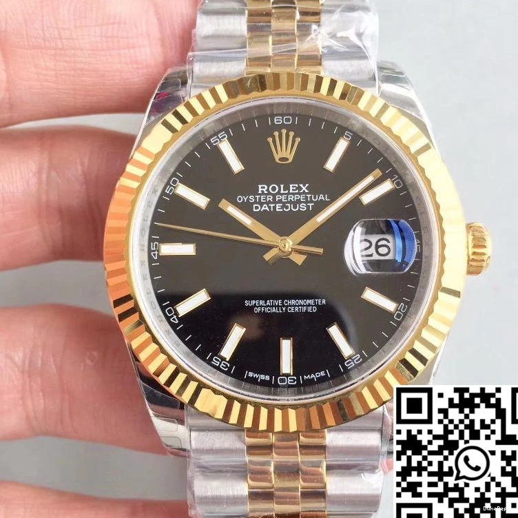 II Rolex Factory Datejust 41MM Black 116333 EW Dial 1106